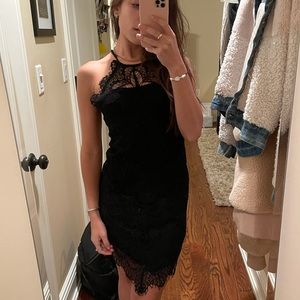 Gorgeous black dress with lace